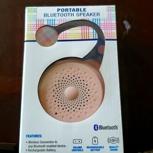 Bluetooth wireless portable speaker.